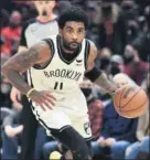  ?? ?? Kyrie Irving, con Brooklyn.