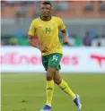  ?? | BackpagePi­x ?? MOTHOBI Mvala is expected to be fit and ready for Bafana Bafana’s last 16 clash against Morocco tomorrow.