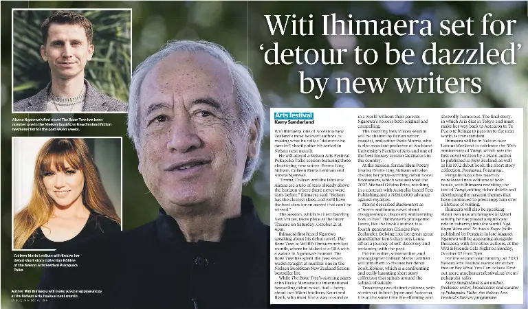 Witi Ihimaera set for ‘detour to be dazzled’ by new writers - PressReader