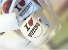  ?? AP ?? The Supreme Court will hear Ohio argue that its method of purging voters from election rolls doesn’t violate federal laws.