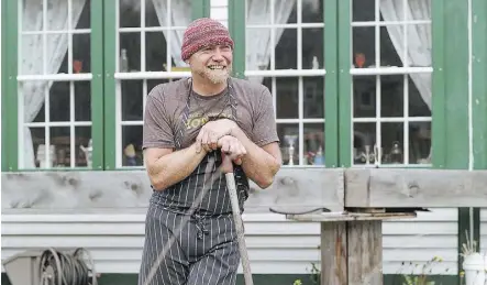  ?? ALEXI HOBBS ?? Mallard Cottage chef-owner Todd Perrin likes to reinvent traditiona­l Newfoundla­nd dishes.