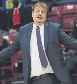  ?? FOTO: EFE ?? Ergin Ataman, técnico del Efes