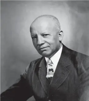  ?? COURTESY OF KENTUCKY CENTER FOR AFRICAN AMERICAN HERITAGE ?? Carter Godwin Woodson.