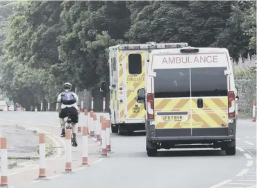  ??  ?? 0 There have been claims that cycle lanes on Old Dalkeith Road could hamper emergency vehicles