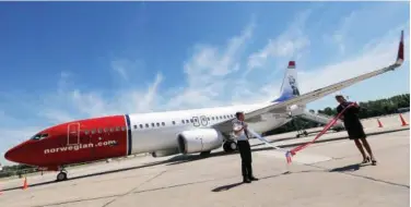  ?? File/reuters ?? ↑ An aircraft of Norwegian Air at an airport in Buenos Aires, Argentina.