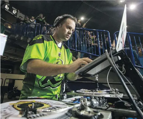  ??  ?? DJ Anchor, a.k.a. Trystan Meyers, on rocking the SaskTel Centre: “It’s always about giving the people a show and leaving them wanting more.” LIAM RICHARDS