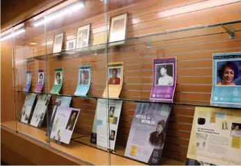  ?? (Caitlan Butler/News-Times) ?? The “We Can Do It” exhibit on display at the El Dorado Conference Center highlights the historical achivement­s of several Black women from South Arkansas and Arkansas/