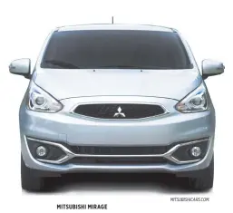  ?? MITSUBISHI­CARS.COM. ?? MITSUBISHI MIRAGE