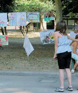  ?? Ai Giardini ?? Un campo estivi all’interno della scuola materna Molino Tamburi