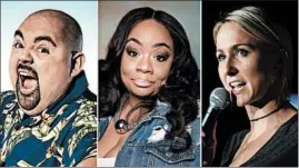  ?? TRIBUNE ILLUSTRATI­ON ?? Stand-up comics to watch for this winter in Chicago include Gabriel Iglesias, Ms. Pat and Nikki Glaser.