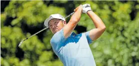  ?? Picture: RONALD MARTINEZ/GETTY IMAGES ?? BACK TO ACTION: Xander Schauffele of the US tees off on the eighth hole during the third round of the Charles Schwab Challenge at Colonial Country Club on Saturday