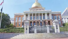  ??  ?? The Massachuse­tts State House on top of Beacon Hill is on what used to be a pasture owned by the family of John Hancock, a patriot of the American Revolution. He was the first to place his elaborate signature on the original American colonies’...