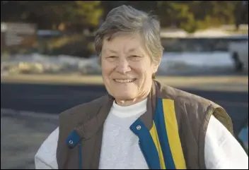  ?? ASSOCIATED PRESS FILES ?? Sister Ardeth Platte is all smiles outside of the Danbury Federal Correction­al Institute in Danbury, Conn., after being released from the prison in 2005. Platte, an anti-nuclear activist who spent time in jail for her peaceful protests, died in her sleep on Sept. 30. She was 84.