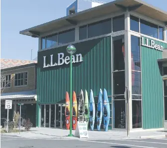  ?? ANTHONY22 via WIKIPEDIA ?? An L.L. Bean store in Yonkers, New York. The chain is opening a store in Mayfair shopping centre in late summer.