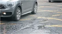  ?? ?? Most motorists thought pothole repairs were poor.