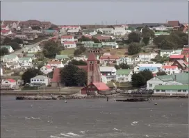  ??  ?? Port Stanley in the Falkland Islands Picture: Peter Macdiarmid/getty Images