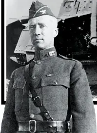  ?? ?? BELOW: Photograph­ed in 1919, Patton became a prominent advocate of a standing armoured force in the US Army