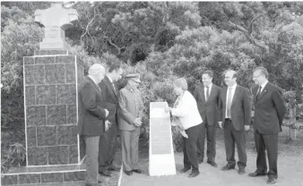  ??  ?? LA PRESIDENTA BACHELET participó la semana pasada de la ceremonia oficial de firma de compromiso para la construcci­ón de la anhelada casa museo del padre de la patria.