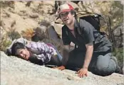  ?? Maria Grinda STX ?? A PSYCHOPATH hunts Alondra Hidalgo and Gael Garcia Bernal along the border in “Desierto.”