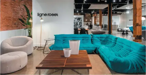  ??  ?? 6 Espace Ligne Roset 18, rue de Courcelett­e, Rez-de-chaussée. Prix sur demande