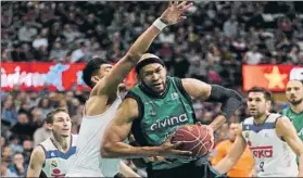  ?? FOTO: MORATA ?? Jerome Jordan, reciente fichaje del Breogán en su etapa con el Joventut Badalona