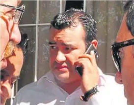  ?? (PUNTAL) ?? Del otro lado. Oyarzábal, el exjefe policial ahora detenido.