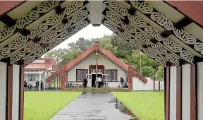  ?? WARWICK SMITH/STUFF ?? The fourth week of the Nga¯ti Raukawa iwi confederat­ions treaty claim is taking place at Te Tikanga Marae, near Halcombe.