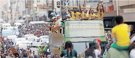 Boks get love and appreciati­on from Durban - PressReader
