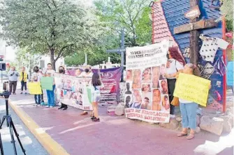  ?? GERARDO AGUIRRE ?? Familiares de desapareci­dos se han manifestad­o para exigir su búsqueda.