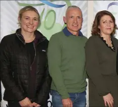  ??  ?? Julie Kirwan (physio), Kevin Murphy (trainer), Caroline Fleming, Denise Farrell, Liam Doyle, Helen Ryan, Sean Nolan (trainer) and Bryan Crouch (trainer)