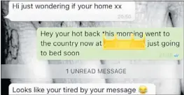  ??  ?? HOT WATER: Becks accidental­ly sent his mum racy message