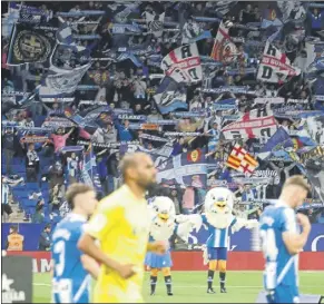  ?? Foto: PEP MORATA ?? Las gradas del RCDE Stadium presentaro­n un aspecto envidiable