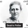  ??  ?? Beatrix Potter