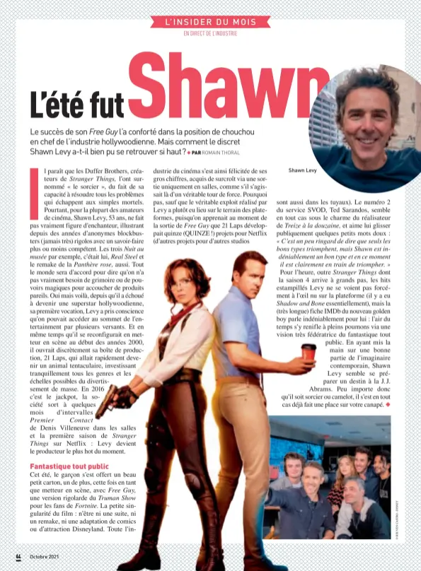  ??  ?? 414 Shawn Levy