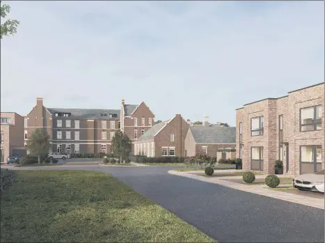  ?? Picture: PJ Livesey ?? PLAN How the new housing developmen­t at St James’ Hospital could look