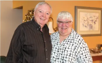  ?? CITIZEN PHOTO BY JAMES DOYLE ?? Richard and Judith Hobson pose for a photo at their Prince George home.