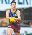  ?? Picture: JONO SEARLE/AFL PHOTOS via GETTY ?? Lions star Lachie Neale.