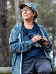  ??  ?? Elinore Cottrell, an ambassador at Sweet Springs Nature Preserve, near Morro Bay.