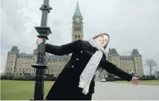  ?? JULIE OLIVER/OTTAWA CITIZEN ?? Katie Gibbs is shortliste­d for the Everyday Political Citizen of the Year award.