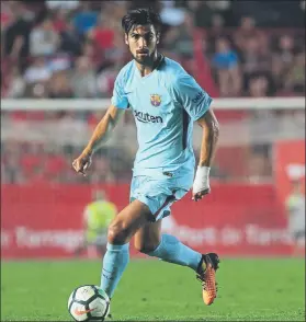  ?? FOTO: PEP MORATA ?? André Gomes puede salir del Barça si llega una buena oferta