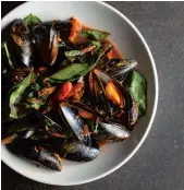  ?? ?? Ka Pao - Shetland mussels, chilli jam, thai basil