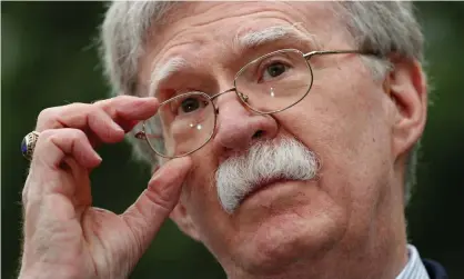  ?? Photograph: Kevin Lamarque/Reuters ?? John Bolton has a long history of calling for the Iranian regime to be toppled, but has not yetsubstan­tiated his recent accusation­s against Iran.