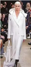  ?? ?? WHITE HOT: A model at the Proenza Schouler FW24 show. But would the look really work for you?