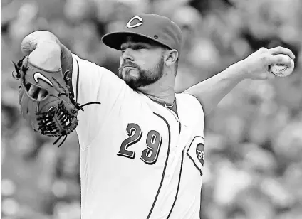  ?? DAVID KOHL, USA TODAY SPORTS ?? Where pitcher Brandon Finnegan fits in the Reds’ long-term future has yet to be decided.