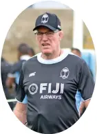  ??  ?? Fiji Airways Flying Fijians coach John McKee.