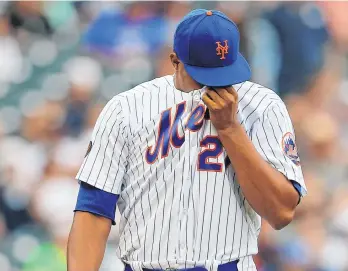  ?? /GETTY IMAGES ?? Jeurys Familia cargó con la derrota ayer frente a los Orioles.