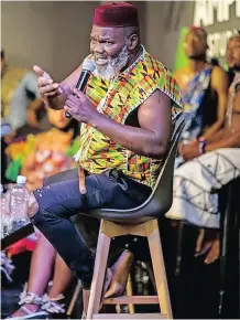 ??  ?? MBUSO KHOZA… he will take you on a musical journey.