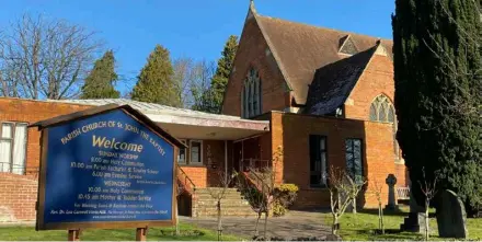  ?? Picture: Phil Creighton ?? CELEBRATE: The church of St John the Baptist in Crowthorne is marking its 150th anniversar­y with a series of special events over the coming 12 months