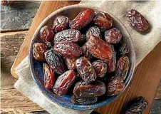  ?? 123RF ?? Dates are a good alternativ­e to sweeteners but for those who cannot digest fructose properly, use brown rice syrup.