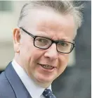  ??  ?? Michael Gove wants fishing deal